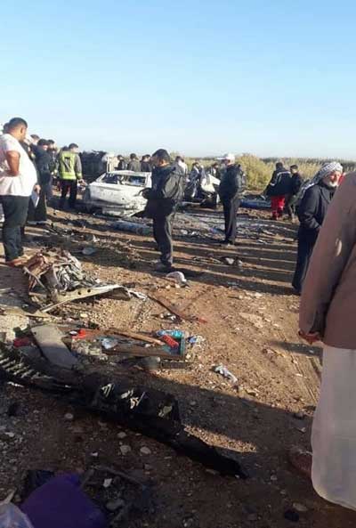 تصاویری از تصادف مرگبار در محور اهواز - خرمشهر