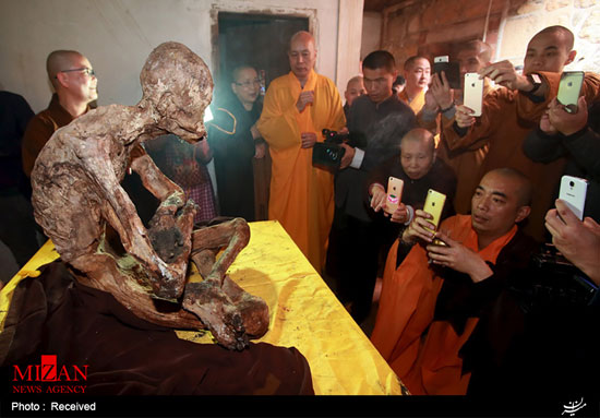 عکس: مومیایی یک راهب چینی