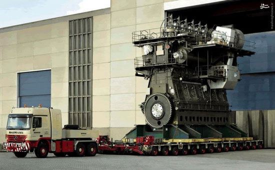 ساخت بزرگترین موتور دیزلی جهان
