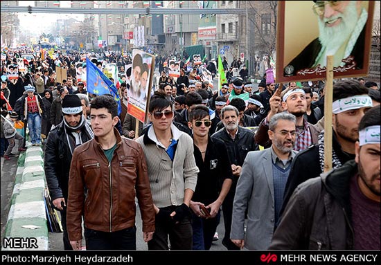 عکس: مراسم راهپیمایی 22 بهمن (2)