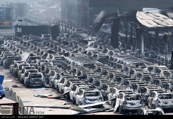 عکس: انفجار مهیب در شهر «تیانجین» چین