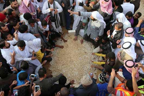 عکس: مراسم خاکسپاری پادشاه عربستان
