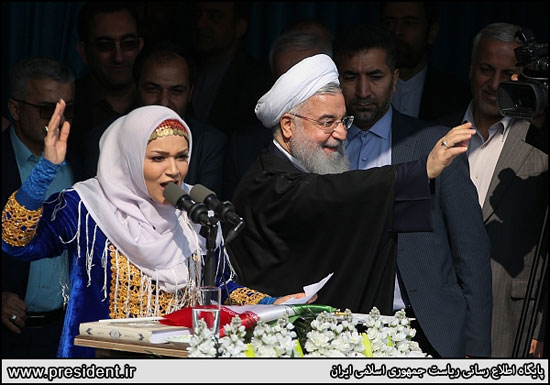 سخنرانی رئیس جمهور در جمع مردم لاهیجان