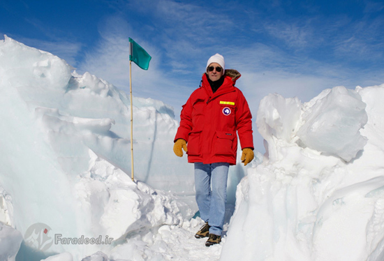 جان کری در قطب جنوب