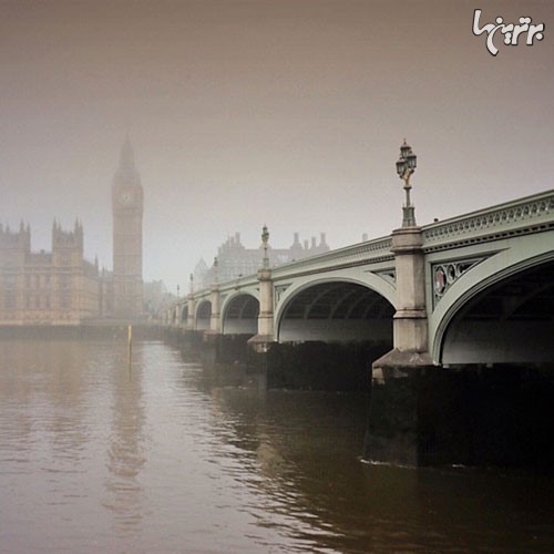 زیبایی اثیری لندن در مه +عکس