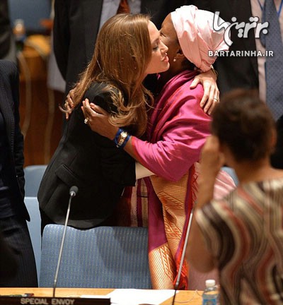 سخنرانی آنجلینا جولی در سازمان ملل+عکس