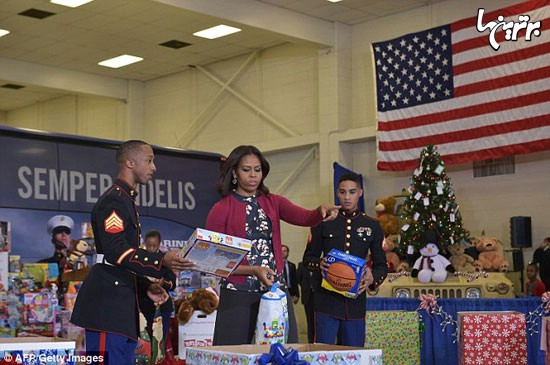 عکس: آقای رئیس جمهور در «Toys for Tots»