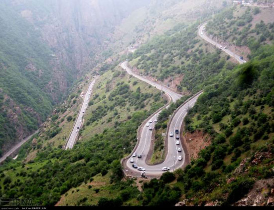 جاده چالوس چهارمین جاده زیبای جهان