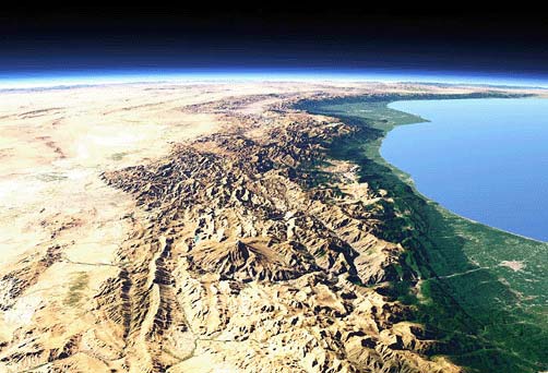 ایران را از طریق ماهواره ها ببینید