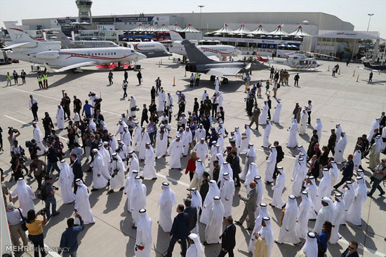 عکس: نمایشگاه محصولات هوایی دوبی