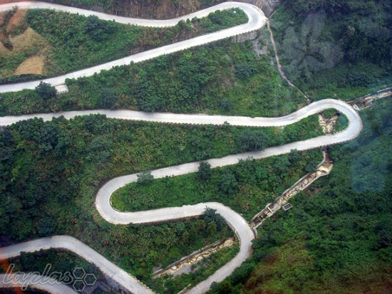 جاده مرگ یا راه بهشت در چین! +عکس