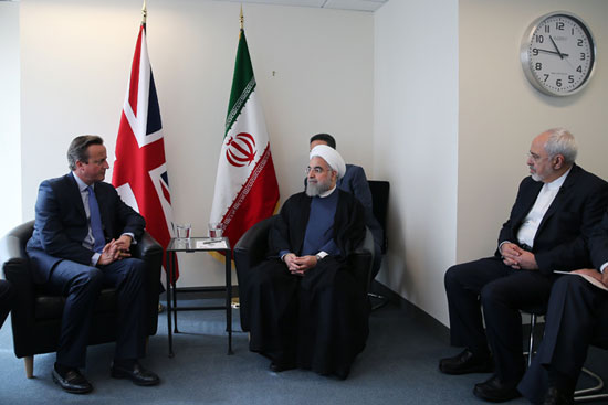 عکس: دیدار نخست وزیر انگلیس با روحانی