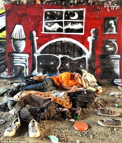 شاد کردن دل بی‌خانمان ها +عکس