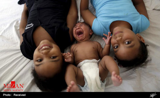 نوزادان مبتلا به ویروس زیکا +عکس