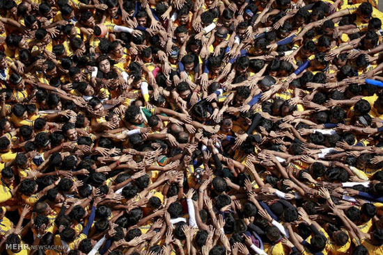 عکس: جشنواره مذهبی جانماشتامی در هند‎