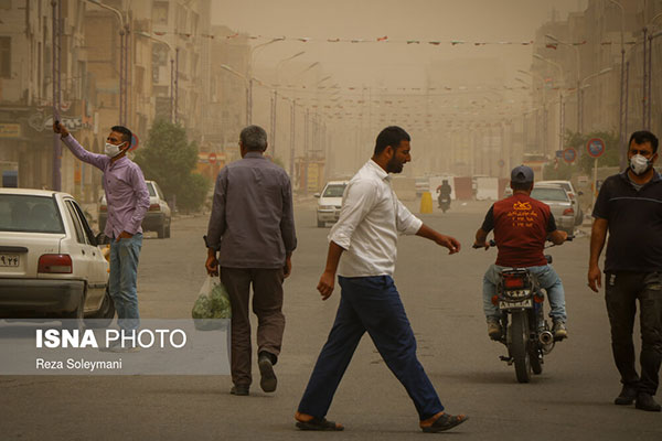 تصاویر؛ اهواز غرق در خاک!