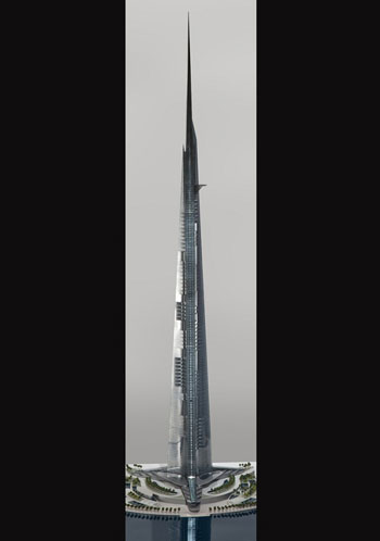 عربستان برج 1 کیلومتری می سازد +عکس