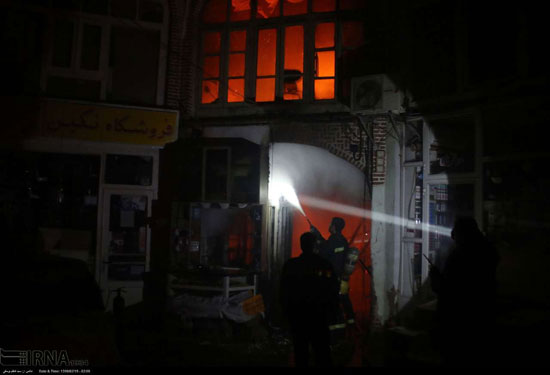 آتش‌سوزی در بازار تبریز مهار شد