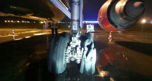 هواپیمای ایرانی در استانبول دچار حادثه شد