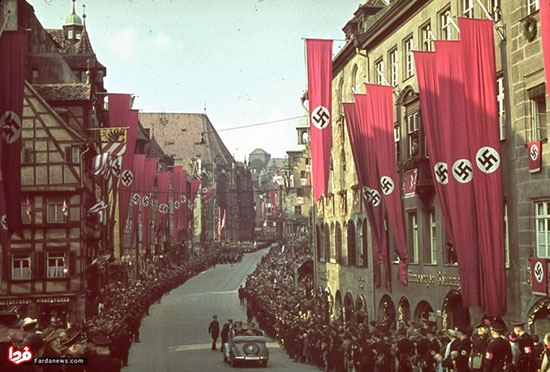 تصاویر رنگی نادر از هیتلر و حزب نازی