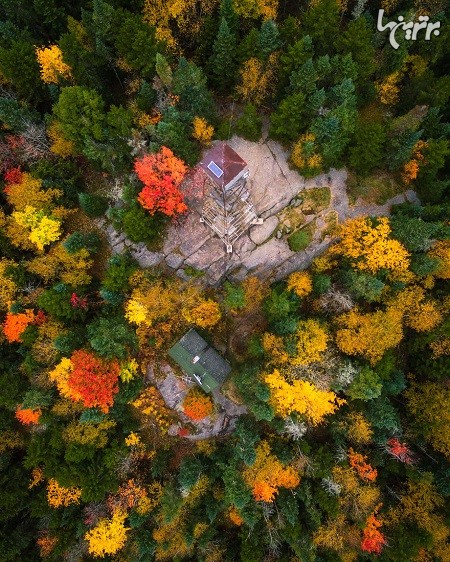 زیبایی پاییز در ایالات شمال شرقی امریکا