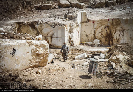 عکس: معدن سنگ «بابا حیدر»