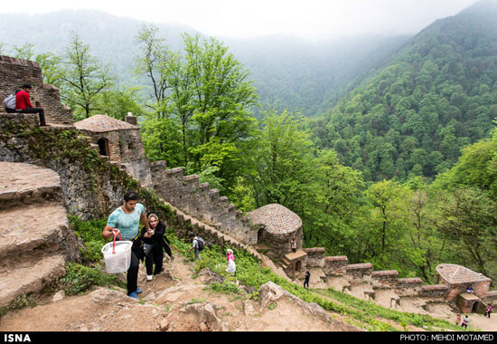 طبیعت قلعه رودخان در نزدیکی فومن - گیلان