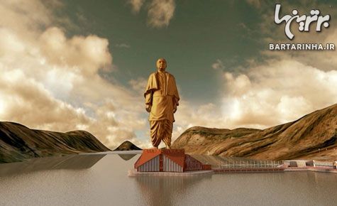ساخت بلندترین مجسمه دنیا در هند +عکس