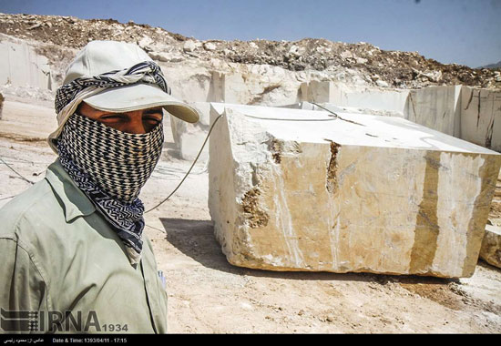 عکس: معدن سنگ «بابا حیدر»