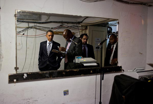 تصاویر: مثل سایه در تعقیب اوباما!