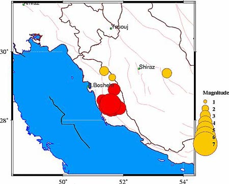 جزییات زلزله 6.1 ریشتری در استان بوشهر
