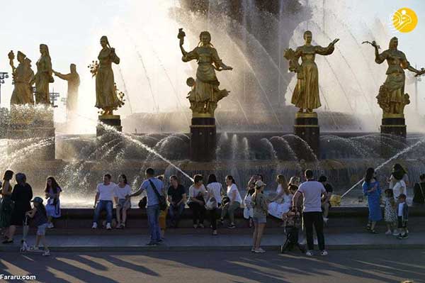 تصاویر؛ گرمای بی‌سابقه هوا در روسیه