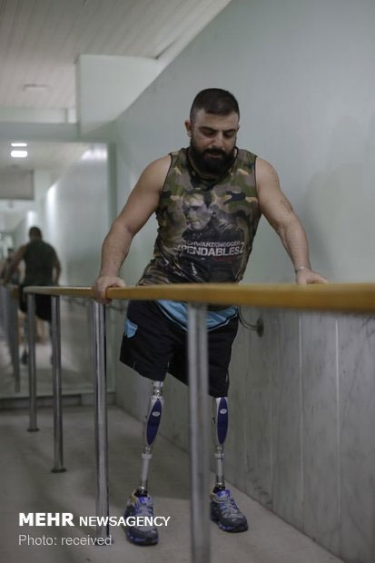 سربازان آسیب دیده از جنگ سوریه‎