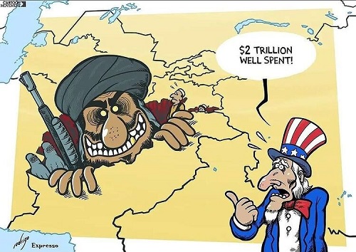 نتیجه هزینه ۲تریلیون دلاری آمریکا در افغانستان!