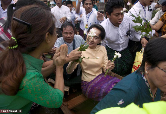 عکس: سیل در میانمار