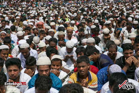 اجتماع بزرگ پناهندگان روهینگیایی