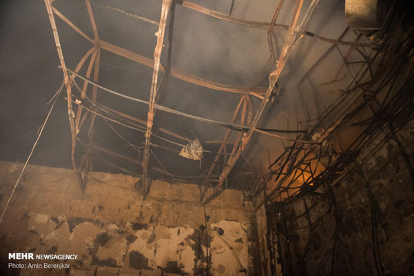 سینما بهمن شیراز در آتش سوخت