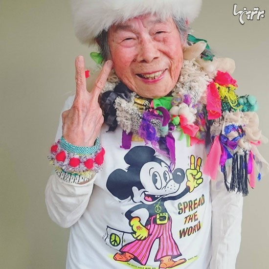 مدل لباس 93 ساله ژاپنی! +عکس