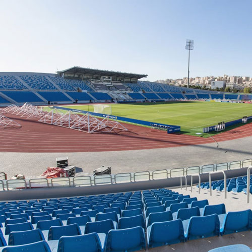 این استادیوم در اردن پذیرای ایران و عراق است