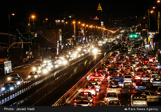 تهران در شب چلٌه!