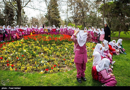 عکس: طراوت بهاری پارک ملت تهران