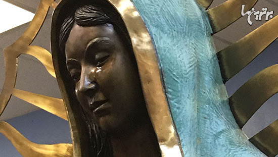 مجسمه مریم مقدس اشک می‌ریزد!