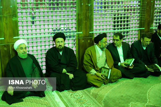 تجدید میثاق روحانی با آرمان های امام خمینی (ره)