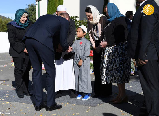 بازدید شاهزاده ویلیام از دو مسجد نیوزیلند