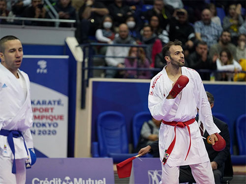 مرد المپیکی کاراته ایران همچنان می‌درخشد