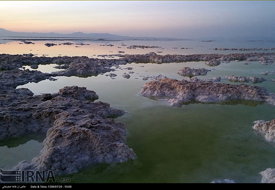 کاهش ۳۶ کیلومتری مساحت دریاچه ارومیه‎