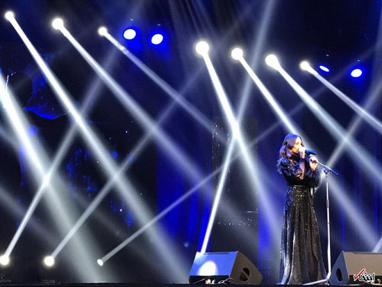 اولین کنسرت خواننده معروف زن در عربستان