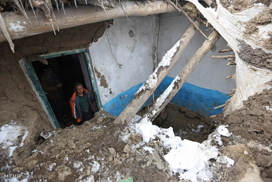 افغانستان در برف مدفون شد! +عکس