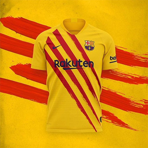 بارسلونا از پیراهن جدید خود رونمایی کرد