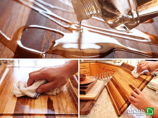 ظروف چوبی آشپزخانه را مثل روز اول نو کنید!